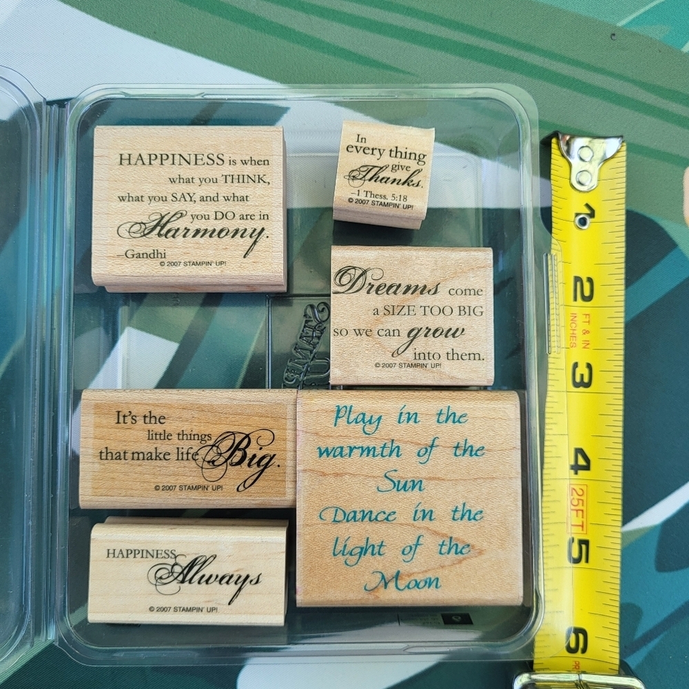 Wood Stamps - Picture 2 of 2